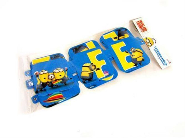 Letrero Movil Minion Feliz Cumpleanos 1 pz. De 2.30 m