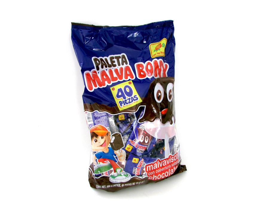 Paleta Malva Bony 40pz De 12gr c/u