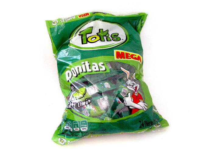 Totis MEGA Donitas De Sal Con Limon 24 pz. De 20 g c/u