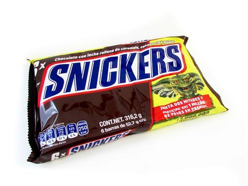 Snickers De Mars C/6pz. De 52g.