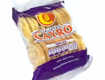 Galletas Artesanales Tipo Orejas Cayro C/250 grs