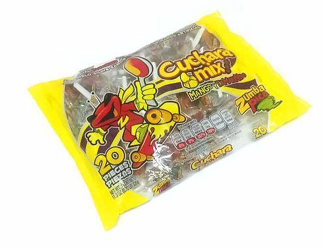 Cuchara Mix De Mango y Tamarindo 20pz De 16gr c/u