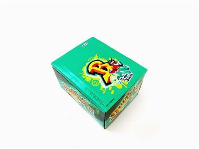 Chicles Bubbaloo Sabor Yerba Buena Caja Con 50pz De 5.8gr c/u