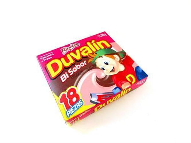 Duvalin Avellana/Fresa Caja 18pz De 15gr c/u